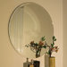 Regency Round Frameless Mirror
