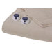 Triple Rib Electric Heated Warming Throw in Natural