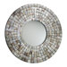 Mosaic Tile Mirror in Capiz Shell