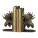 Moosehead Bookends in Bronze