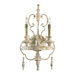 Davinci Two Light Wall Bracket in Persian White