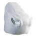 Cow Snout Wall Art in White