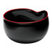 Large Blackberry Bowl in Black and Red