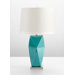 Hoku Table Lamp in Cyan Blue