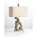 Posy Table Lamp in Limed Gracewood