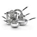 Stainless Steel 10-Piece Cookware Set