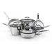 Gourmet Stainless Steel 10-Piece Cookware Set