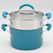 Aluminum 3-qt. Stainless Steel Double Boiler with Lid