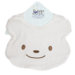 Animal Pals Bear Bib in White