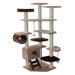 67" Troy Cat Tree in Brown and Beige