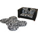 Deluxe Orthopedic Zebra Memory Foam Dog Bed Set