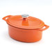 Cast Iron 3.5 Quart Covered Oval Casserole