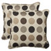 Outdoor Square Sunbrella Fabric Toss Pillow (Set of 2)