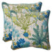 Splish Splash Corded Throw Pillow (Set of 2)
