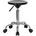 Height Adjustable Stool with Polished Chrome Base