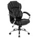 High-Back Leather Transitional Executive Chair