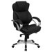 High-Back Contemporary Office Chair with Designer Loop Arms