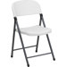 Plastic Folding Chair with Charcoal Frame
