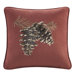 Brownstone Pine Cone Square Pillow