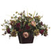 Hydrangea/Rose/Grass in Tin Container