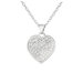 Sterling Silver 54 Crystal Heart Necklaces