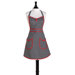 Black and White Deco Dot Bib Audrey Apron