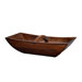 Asian Antique Boat Tray in Distressed Natural