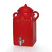 Tuscan Square Beverage Dispenser in Red