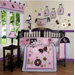 Boutique Daisy Garden 12 Piece Crib Bedding Set in Pink