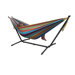 Two Person Fabric Hammock with Stand