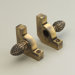 28.5" Sovereign Tubular Stair Rod Set with Smooth Brackets Pineapple Finials