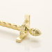36" Stair Jewel Roped Tubular Stair Rod Set with Decorative Brackets Pineapple Finials in Polished Brass