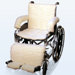 Sheepskin Wheelchair Covers in Cream