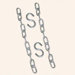18" Chain and 'S' Hooks (Set of 2)