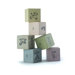 Wooden Blocks in Distressed Pastels (Set of 6)