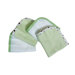 Organic Terry Wash Cloths in Celery (Set of 4)