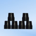 Replacement Rubber Cap Tips for Mini Trampoline Legs (Set of 6)