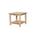 Square Two Tier Side Table