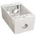 Weatherproof Boxes in White with 0.5" Outlet Holes 