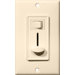 Slide Single Pole Dimmer with Switch in Almond