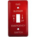 Utility Oil Emergency Metal Switch Plates