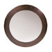 Hammered Copper Framed Round Mirror
