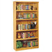 Waterfall Bookcase with 5 Shelves