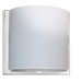 Frosted Glass One Light Contemporary Wall Sconce in Polished Chrome