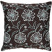 T-2025 18" Decorative Pillow in Chocolate