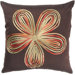 T-2333 18" Decorative Pillow in Brown