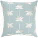 T-3509 18" Decorative Pillow in Grey Blue / Off White