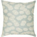 T-3510 18" Decorative Pillow in Grey Blue / Off White