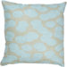 T-3510A 18" Decorative Pillow in Khaki / Light Aqua
