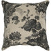 Beige and Black Decorative Pillow